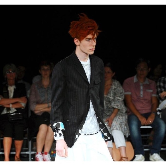 Comme des Garçons - SS09-Runway Cotton Dot Print Cut & Sewn Shirt - Picture 7 of 16